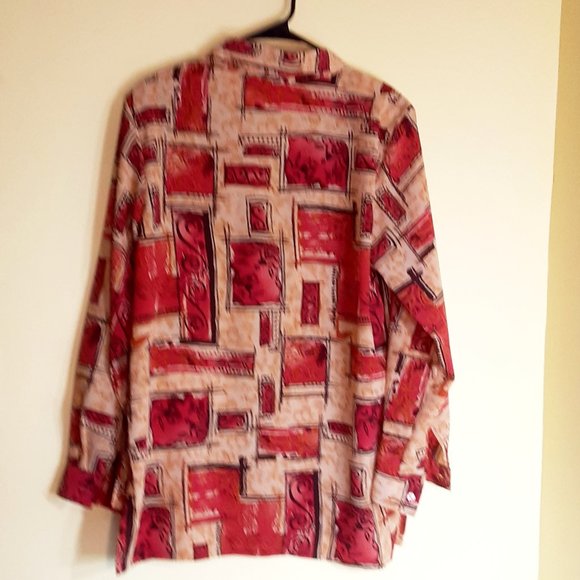 Kaktus Long Sleeve Button Down Top - Picture 3 of 5